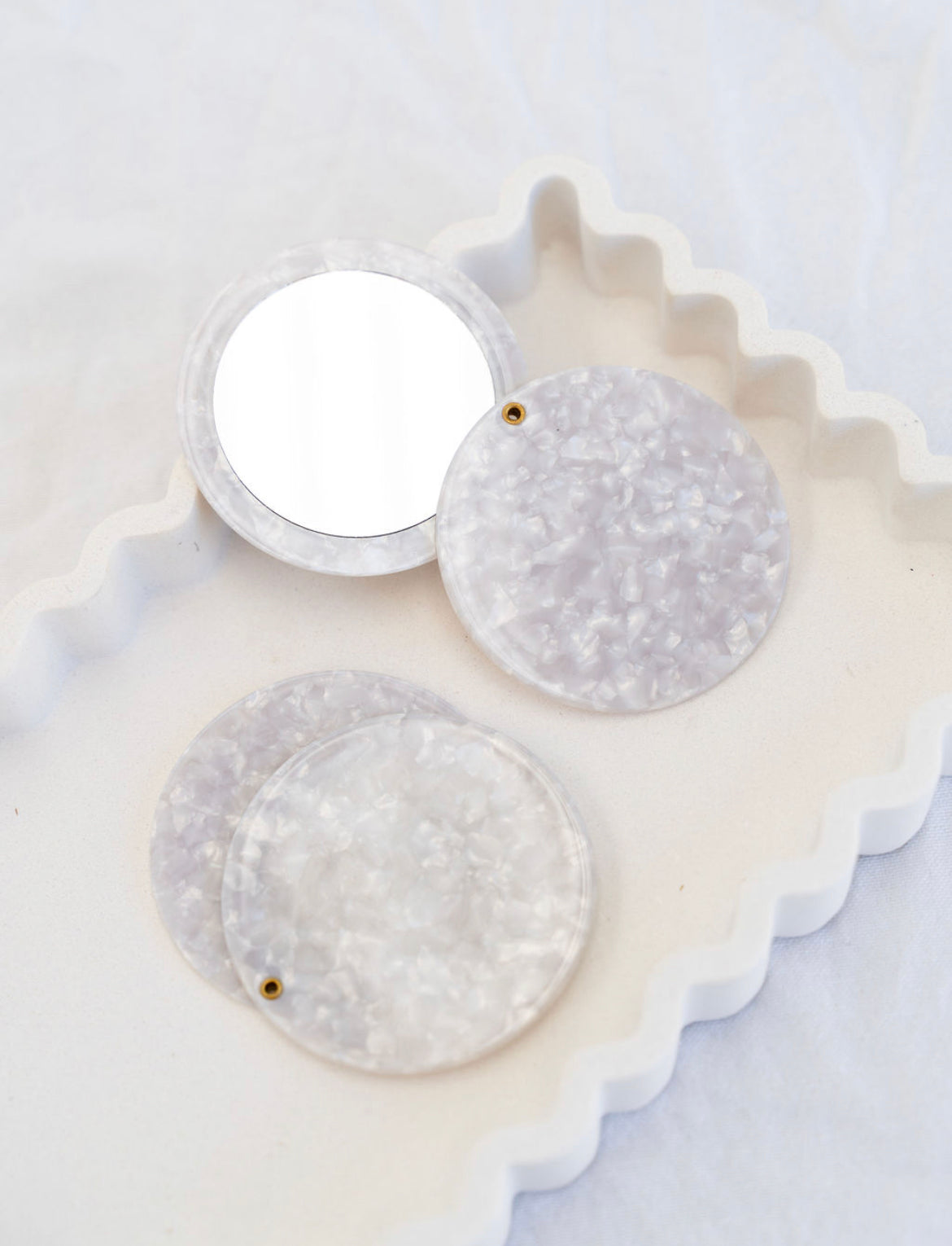 Bridal compact mirror