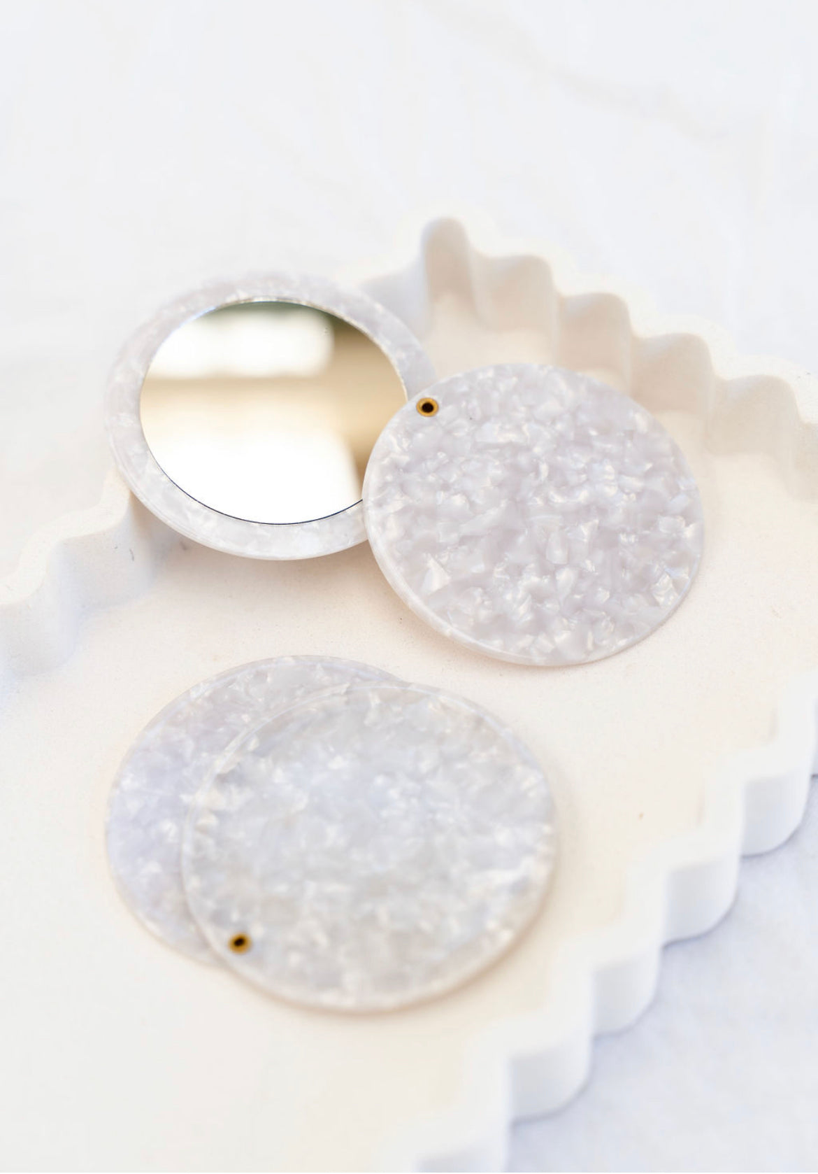 Bridal compact mirror